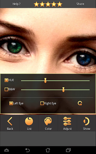 FoxEyes - Change Eye Color screenshot