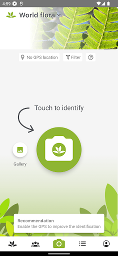 PlantNet Plant Identification screenshot