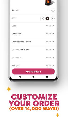 Dunkin’ screenshot