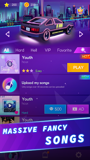 Magic Beat Racing music game screenshot
