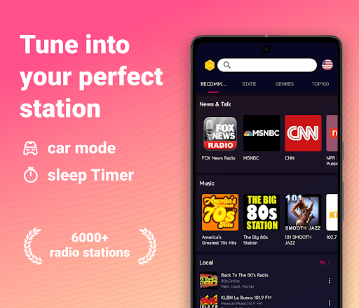 FM Radio, Live FM, Live radio screenshot