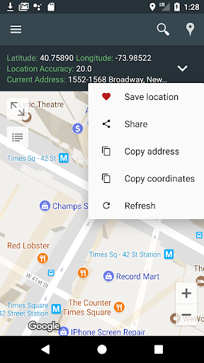My Location - Track GPS & Maps screenshot