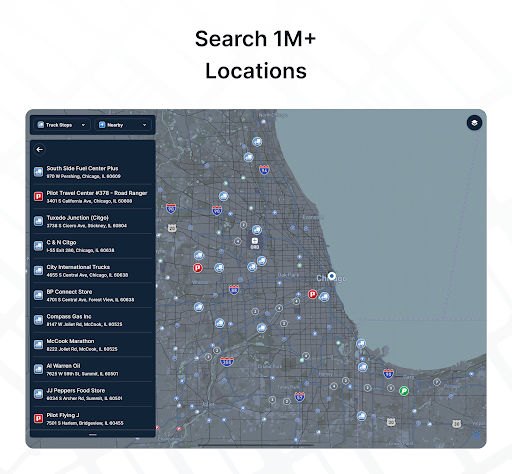 TruckMap - Truck GPS Routes screenshot