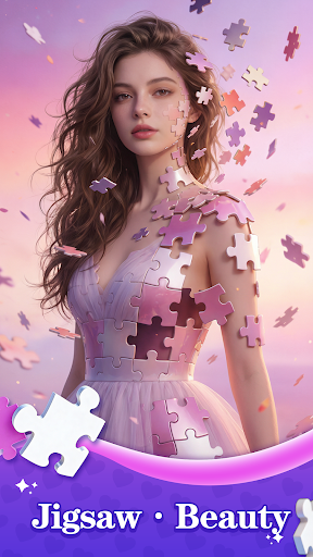 Heartstring Puzzle-Girl Jigsaw screenshot