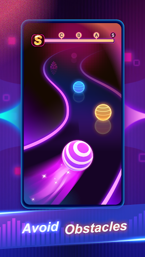 Rolling Music Ball: EDM Rush screenshot