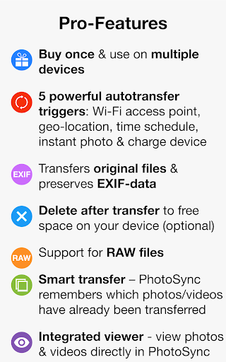PhotoSync Bundle Add-On screenshot