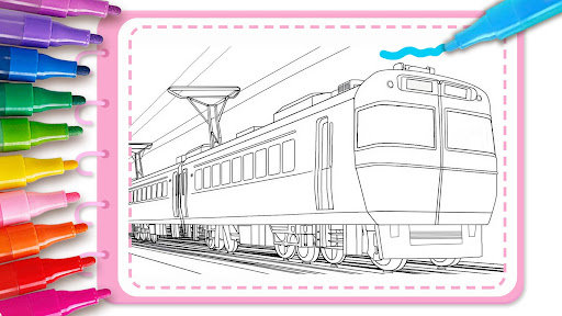 Car coloring games - Color car screenshot