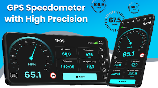 GPS Speedometer Odometer & HUD screenshot