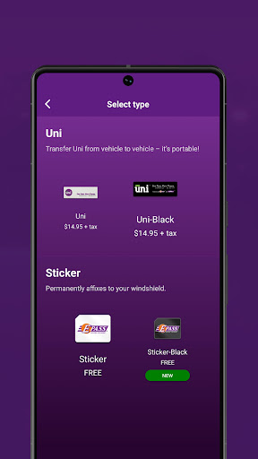 E-PASS Toll App screenshot