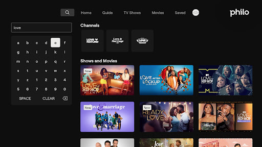Philo: Shows, Movies, Live TV. screenshot