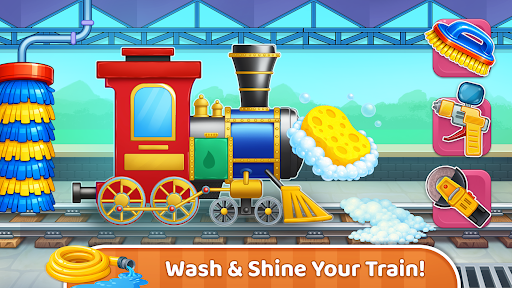 Train Station Game for Kids screenshot