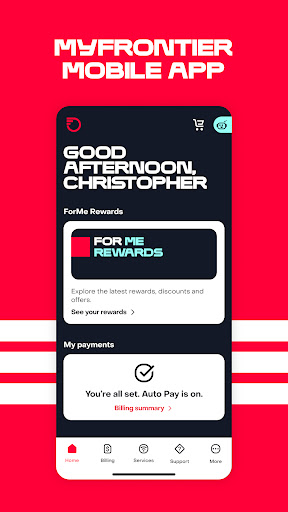 MyFrontier screenshot