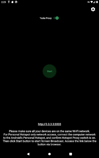 TeslaMirror screenshot