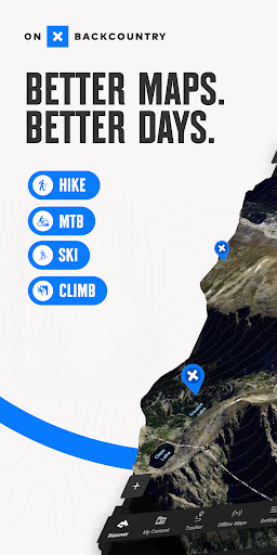 onX Backcountry Trail Maps GPS screenshot