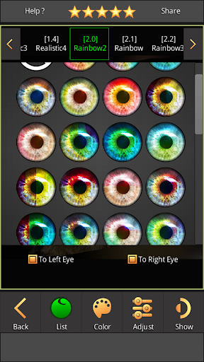 FoxEyes - Change Eye Color screenshot
