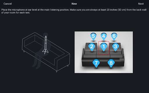Audyssey MultEQ Editor app screenshot