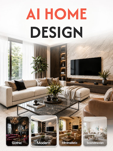SnapHome: AI Interior Design screenshot