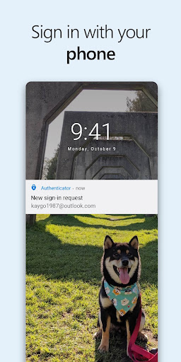 Microsoft Authenticator screenshot
