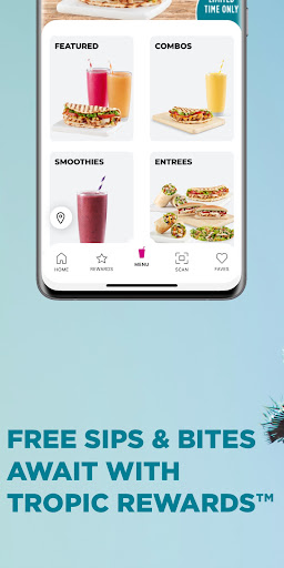 Tropical Smoothie Cafe screenshot