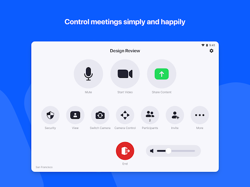 Zoom Rooms Controller screenshot