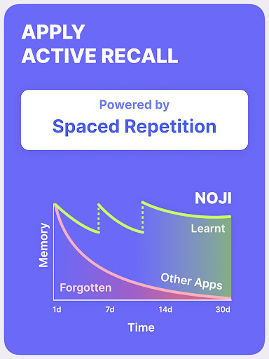 Noji – Flashcards study app screenshot