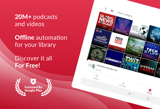 Offline Podcast App: Player FM screenshot