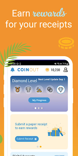 CoinOut: Receipts for Rewards screenshot