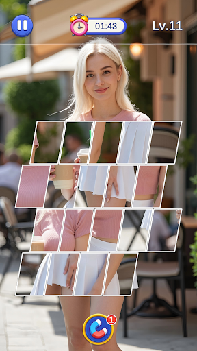 Heartstring Puzzle-Girl Jigsaw screenshot