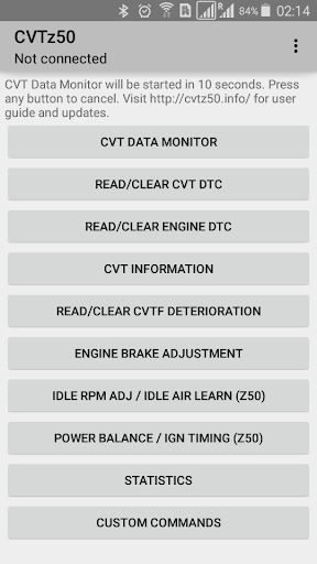 CVTz50 screenshot