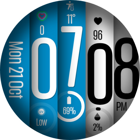 Stretch Fall - Watch face screenshot