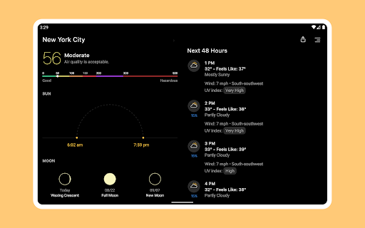 Today Weather:Data by NOAA/NWS screenshot