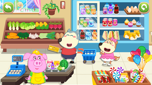Wolfoo's Town: Dream City Game screenshot