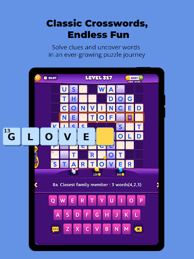Word Hike -Inventive Crossword screenshot