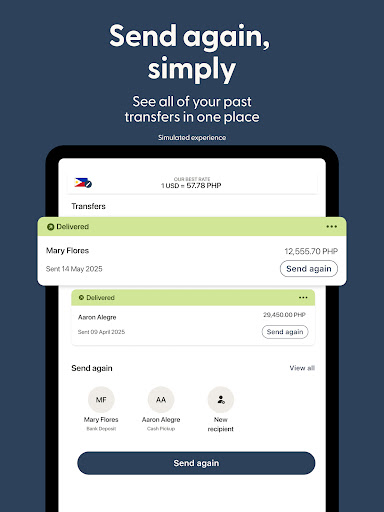 Remitly: Transfer money abroad screenshot