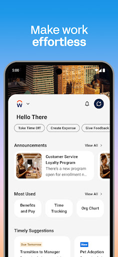 Workday screenshot