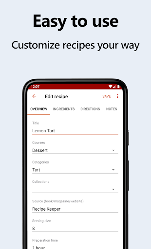 Recipe Keeper screenshot