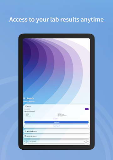 MyLabcorp screenshot