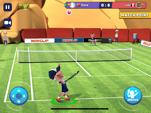 Mini Tennis: Perfect Smash screenshot