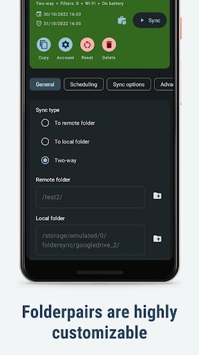 FolderSync Pro screenshot
