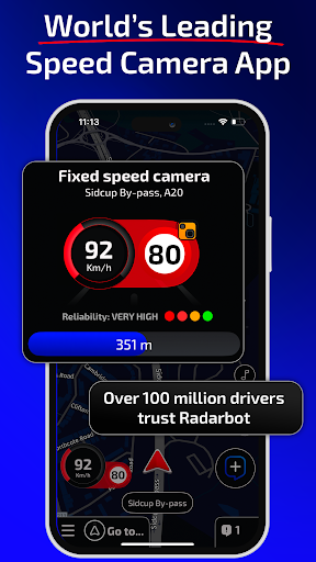 Radarbot: Radar Detector, GPS screenshot