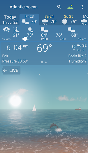 YoWindow Weather and wallpaper screenshot