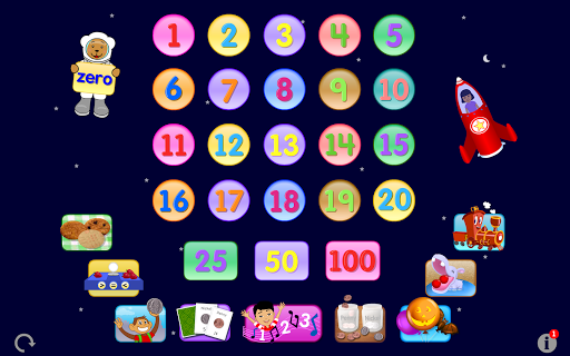 Starfall Numbers screenshot