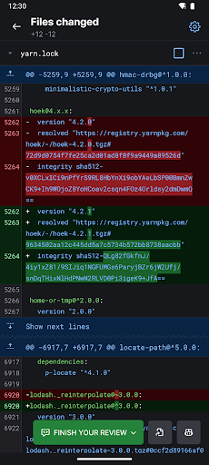GitHub screenshot