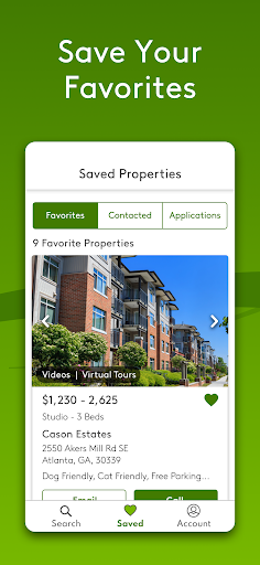 Apartments.com Rental Search screenshot
