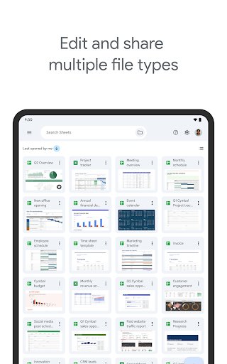 Google Sheets screenshot