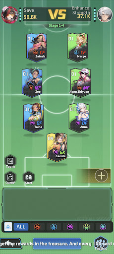 Victory Girls: Anime Soccer screenshot