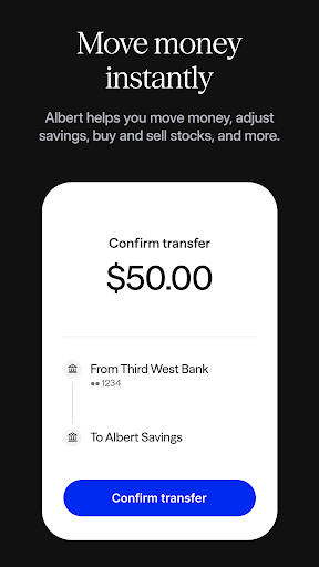 Albert: Budgeting and Banking screenshot