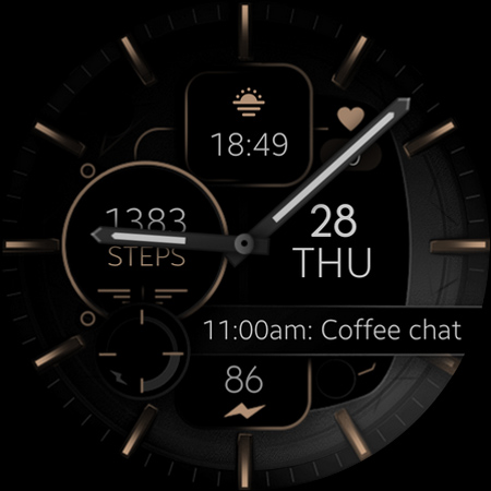 Dream 132 bronze watch face screenshot