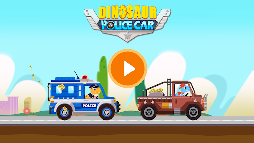 Dinosaur Police Car Games kids screenshot