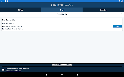 MacroPoint for Truckers screenshot